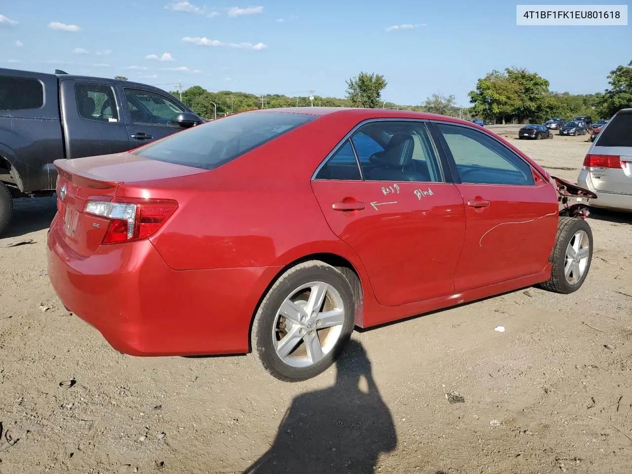 2014 Toyota Camry L VIN: 4T1BF1FK1EU801618 Lot: 70886994