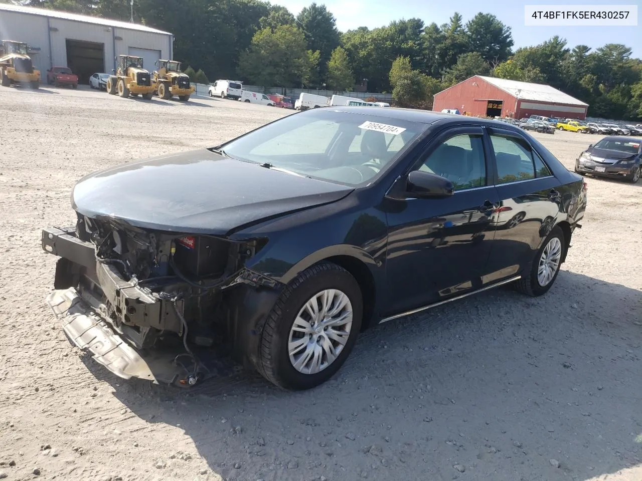 2014 Toyota Camry L VIN: 4T4BF1FK5ER430257 Lot: 70954704