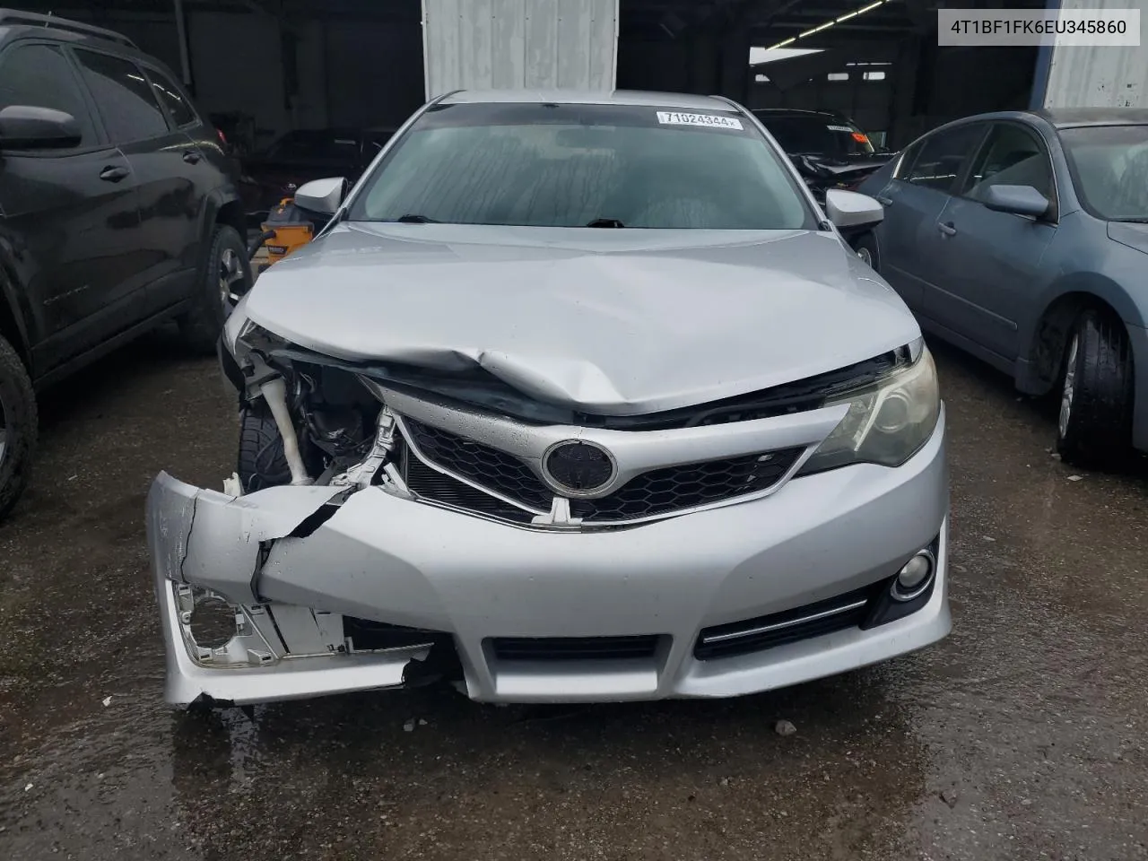 2014 Toyota Camry L VIN: 4T1BF1FK6EU345860 Lot: 71024344