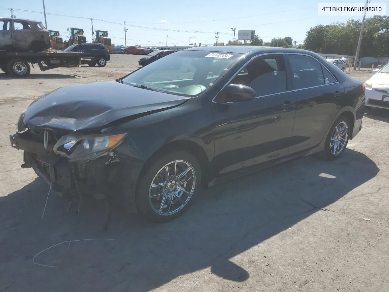 2014 Toyota Camry Se VIN: 4T1BK1FK6EU548310 Lot: 71378104