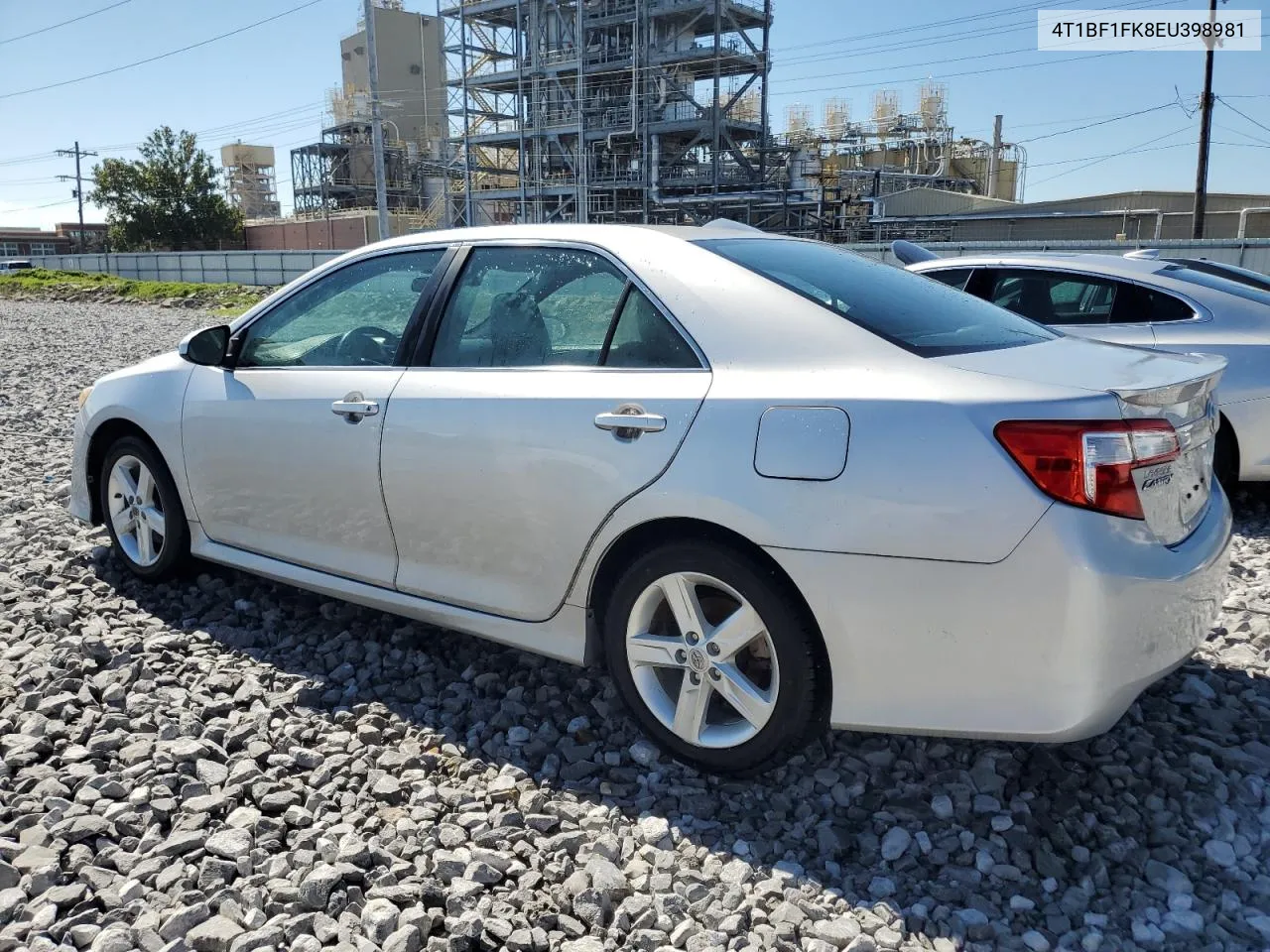 2014 Toyota Camry L VIN: 4T1BF1FK8EU398981 Lot: 71552644