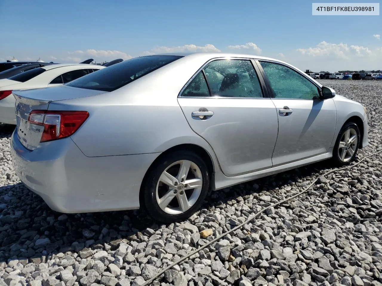 2014 Toyota Camry L VIN: 4T1BF1FK8EU398981 Lot: 71552644