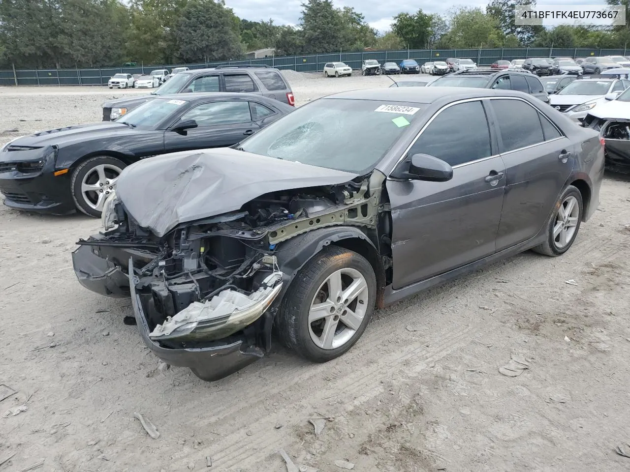 2014 Toyota Camry L VIN: 4T1BF1FK4EU773667 Lot: 71586234