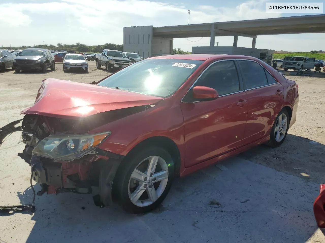 2014 Toyota Camry L VIN: 4T1BF1FK1EU783556 Lot: 71622604