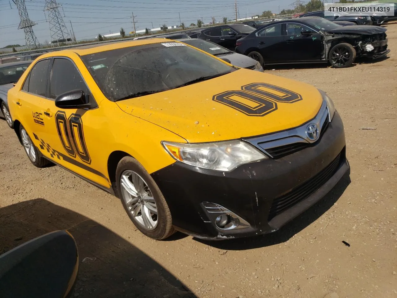 4T1BD1FKXEU114319 2014 Toyota Camry Hybrid