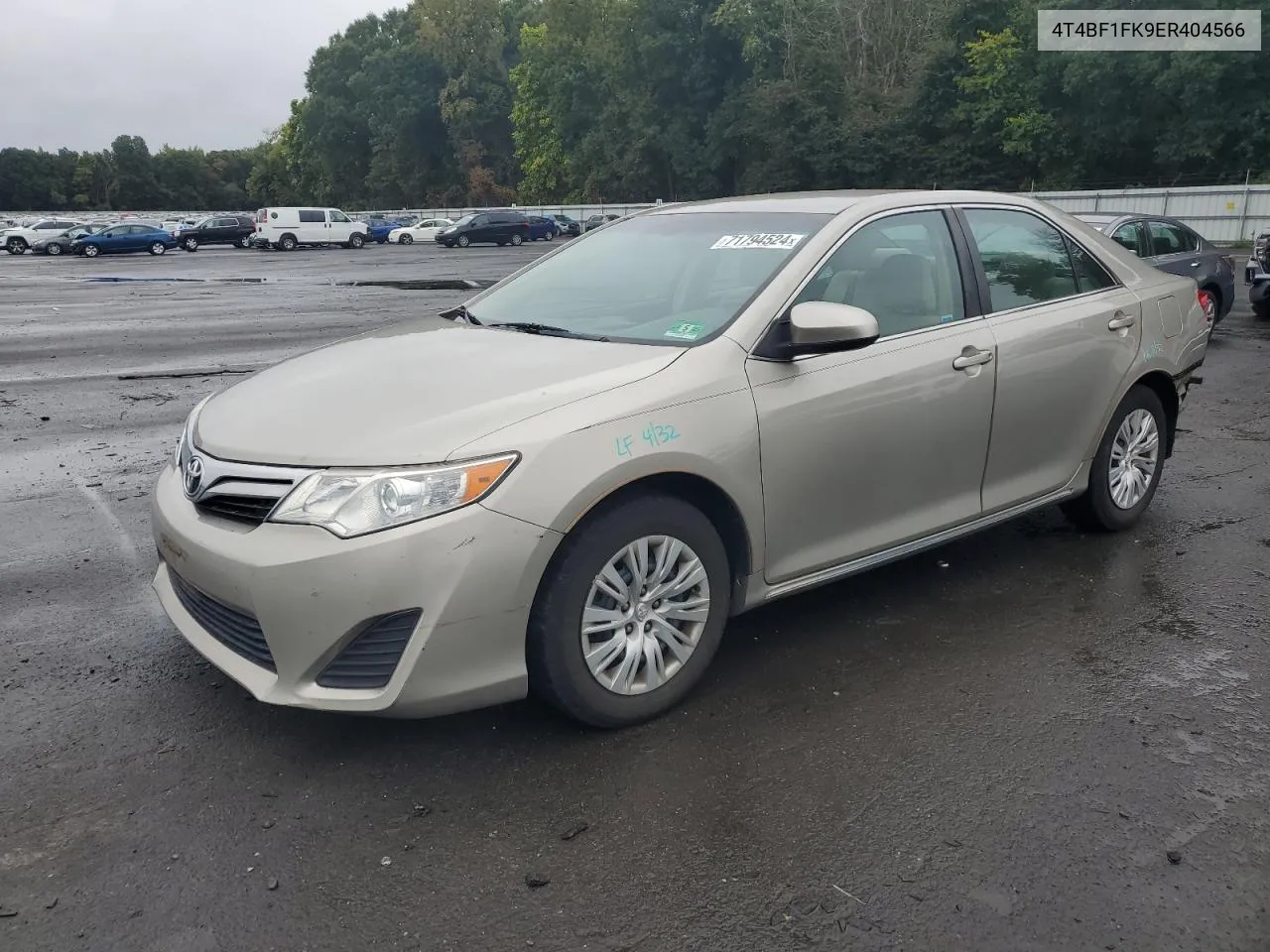 2014 Toyota Camry L VIN: 4T4BF1FK9ER404566 Lot: 71794524