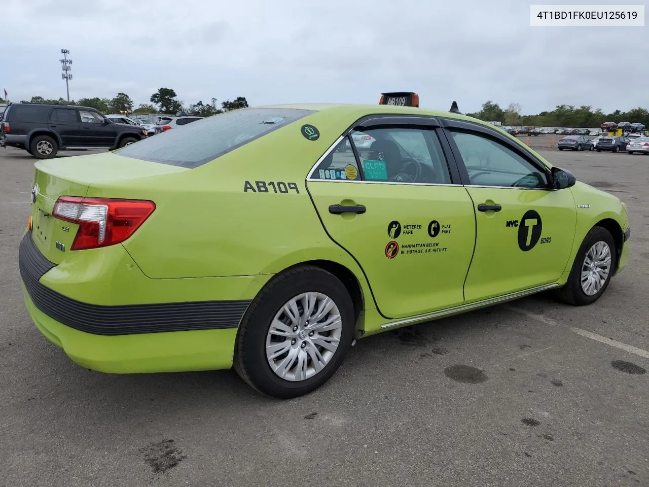 4T1BD1FK0EU125619 2014 Toyota Camry Hybrid