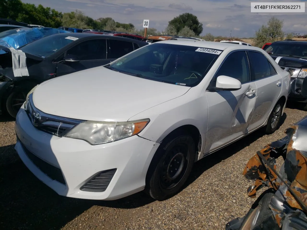 2014 Toyota Camry L VIN: 4T4BF1FK9ER362271 Lot: 72034284