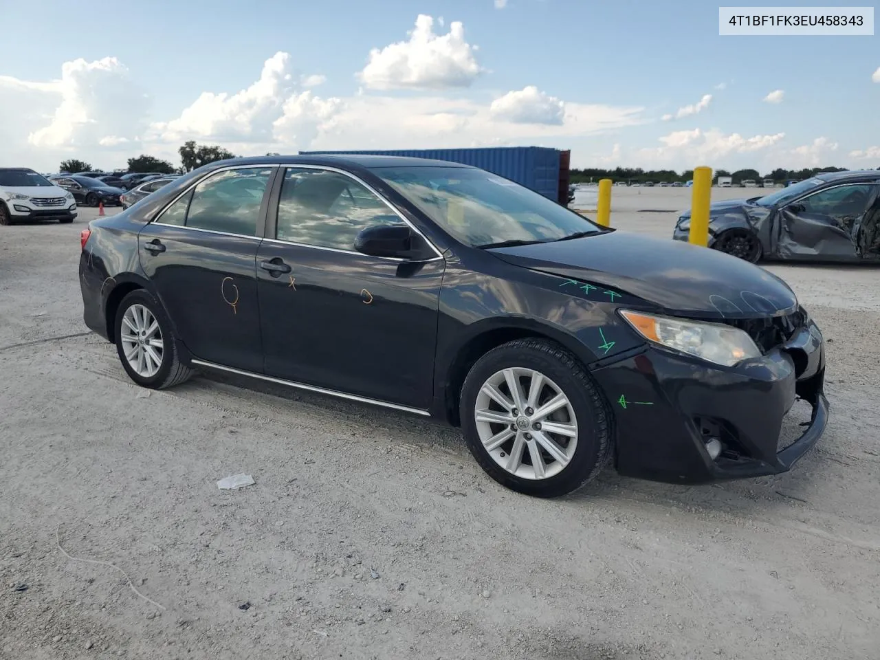 2014 Toyota Camry L VIN: 4T1BF1FK3EU458343 Lot: 72061834