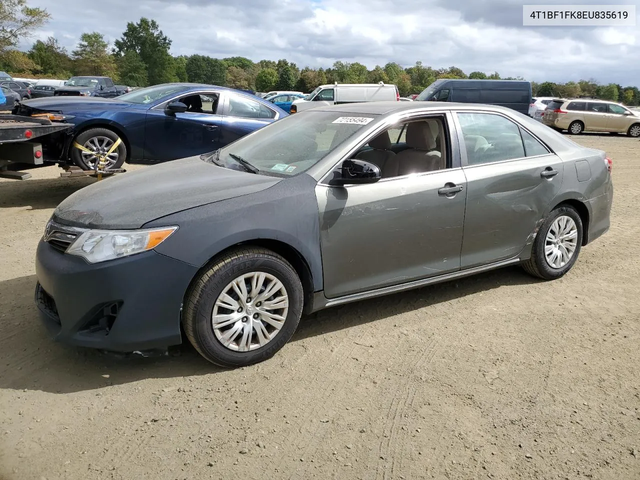 2014 Toyota Camry L VIN: 4T1BF1FK8EU835619 Lot: 72155494