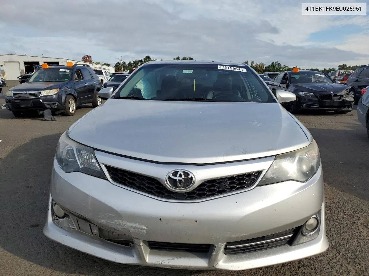 2014 Toyota Camry Se VIN: 4T1BK1FK9EU026951 Lot: 72159544