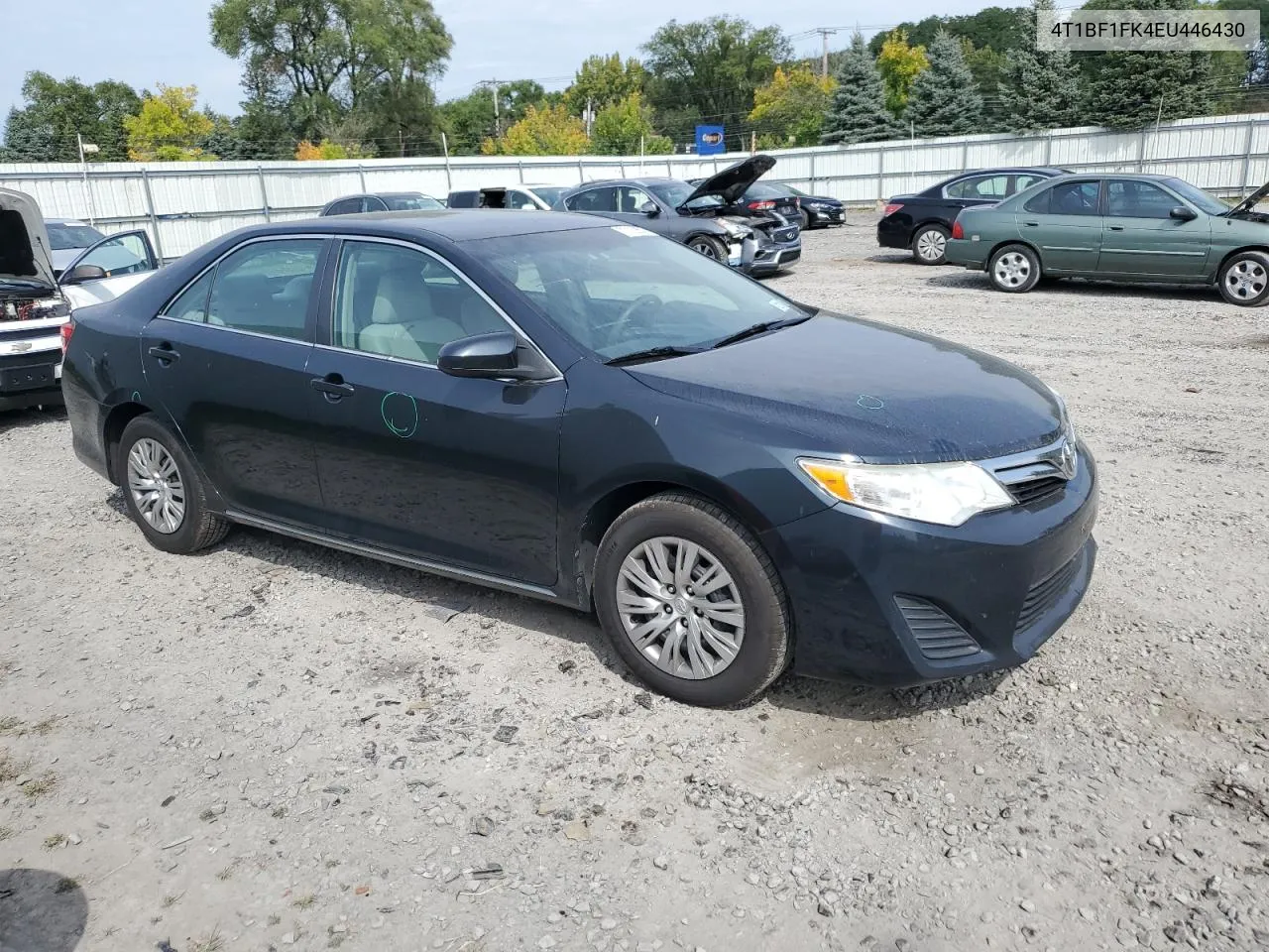 2014 Toyota Camry L VIN: 4T1BF1FK4EU446430 Lot: 72162504