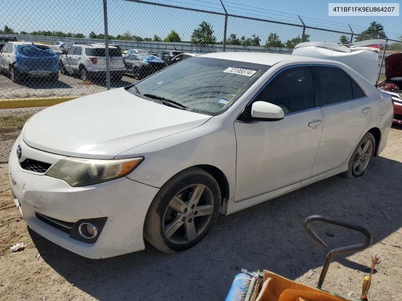 2014 Toyota Camry L VIN: 4T1BF1FK9EU864207 Lot: 72195574