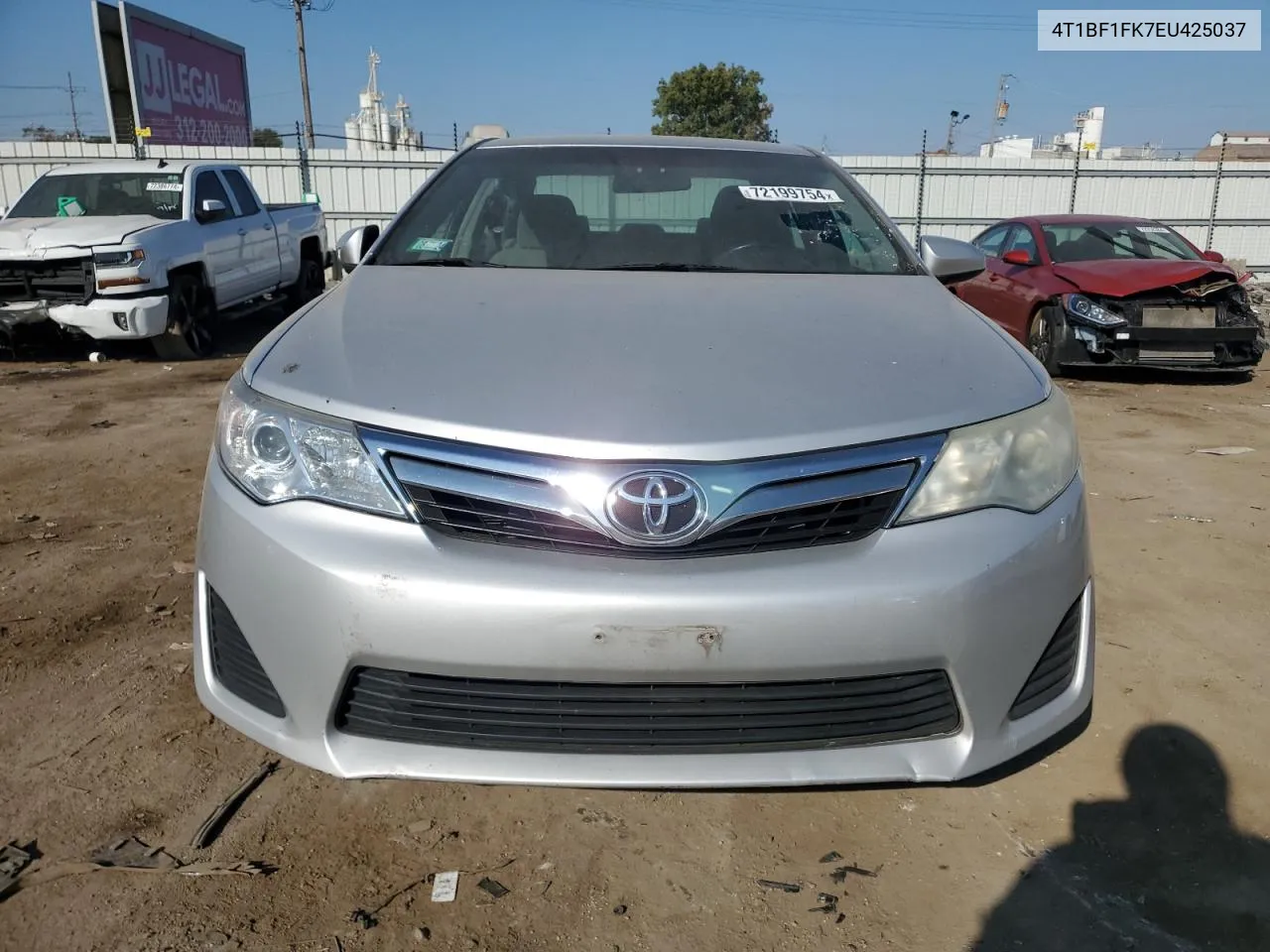 2014 Toyota Camry L VIN: 4T1BF1FK7EU425037 Lot: 72199754