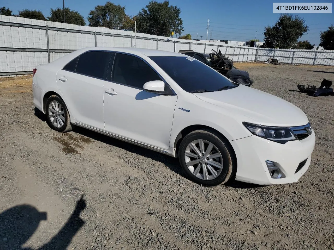 2014 Toyota Camry Hybrid VIN: 4T1BD1FK6EU102846 Lot: 72203074