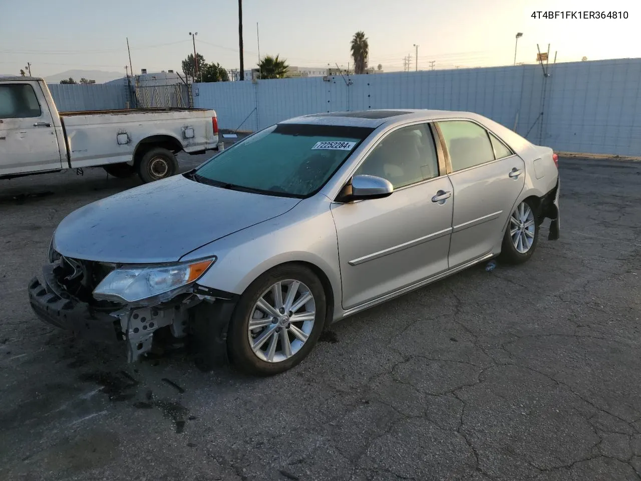 2014 Toyota Camry L VIN: 4T4BF1FK1ER364810 Lot: 72252284