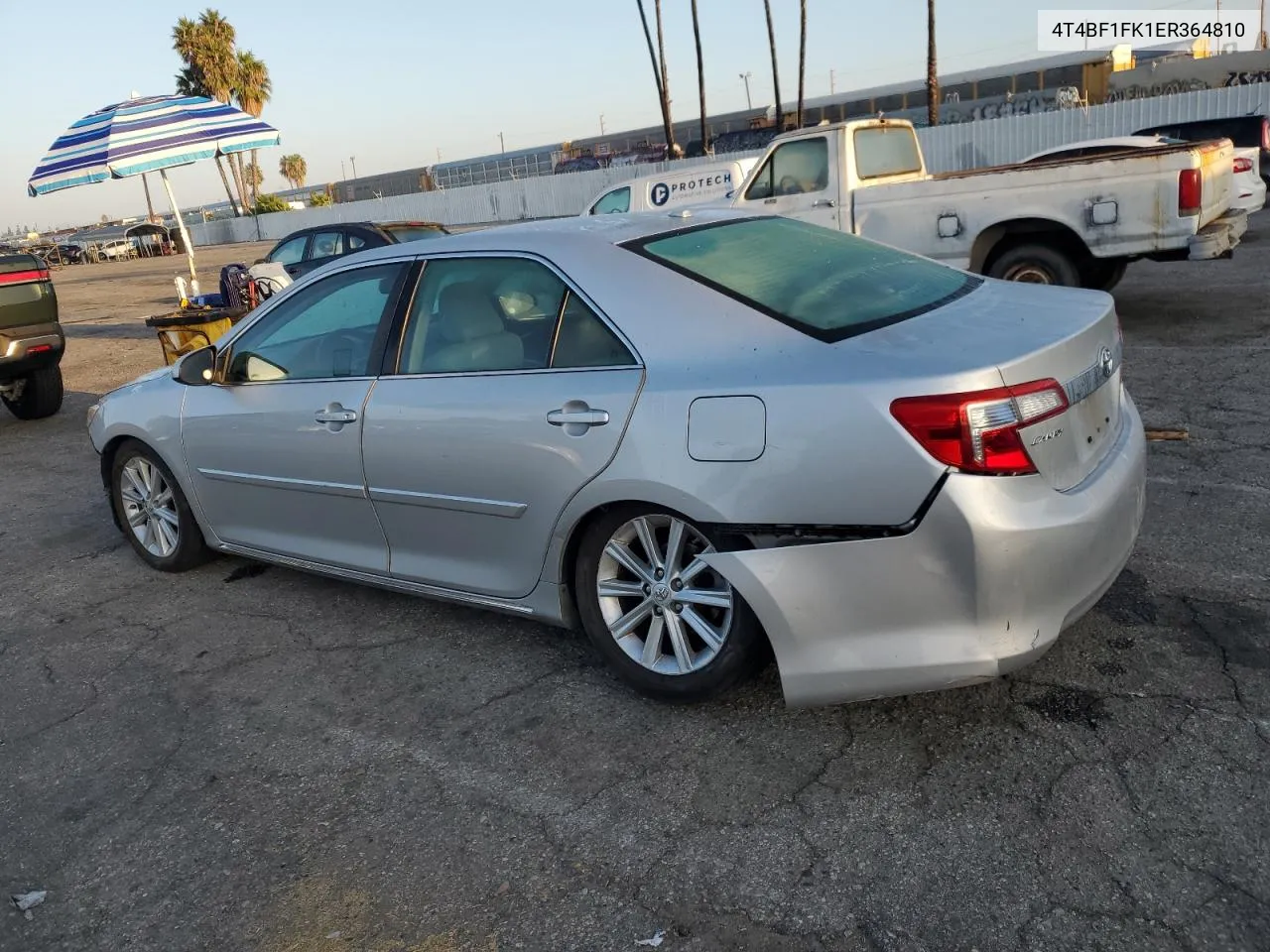 2014 Toyota Camry L VIN: 4T4BF1FK1ER364810 Lot: 72252284