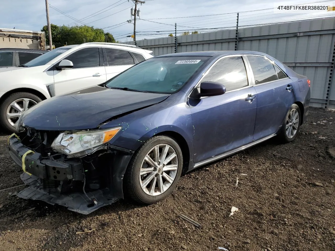 2014 Toyota Camry L VIN: 4T4BF1FK8ER388201 Lot: 72260464