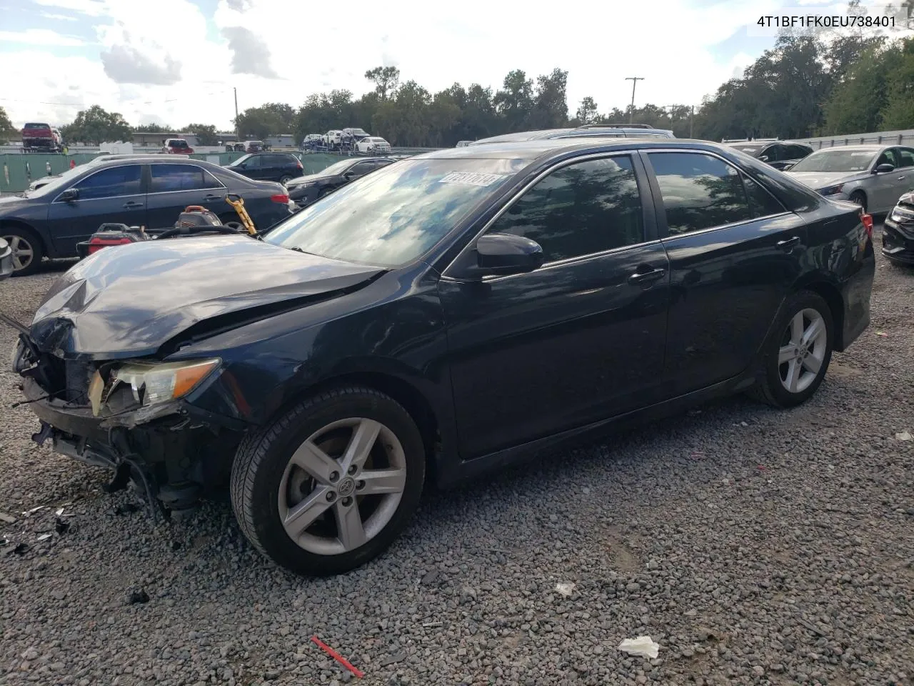 2014 Toyota Camry L VIN: 4T1BF1FK0EU738401 Lot: 72317614