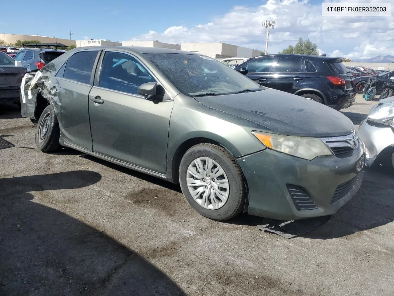 2014 Toyota Camry L VIN: 4T4BF1FK0ER352003 Lot: 72378124