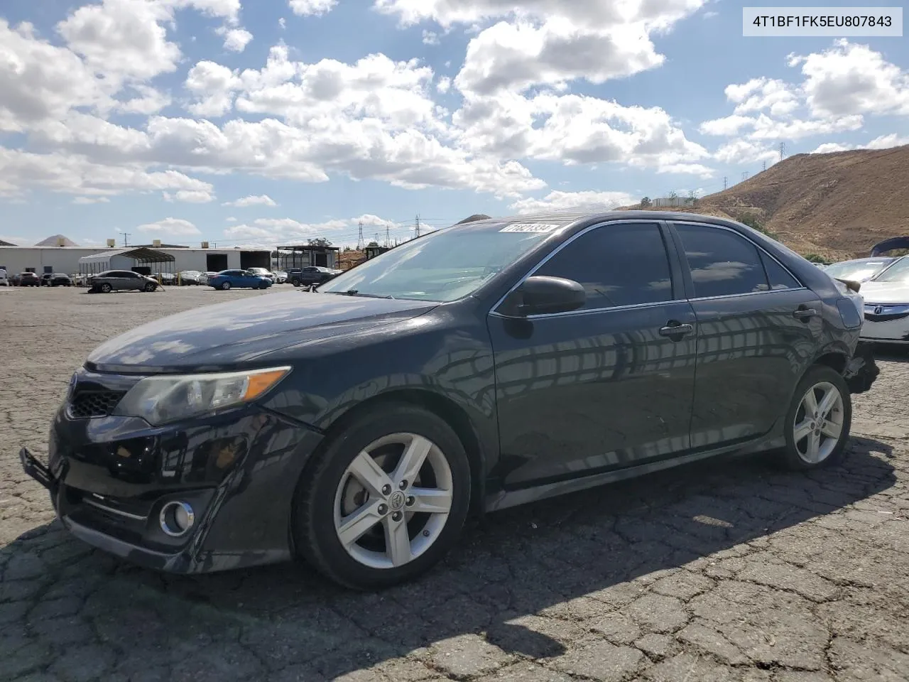 2014 Toyota Camry L VIN: 4T1BF1FK5EU807843 Lot: 72473124