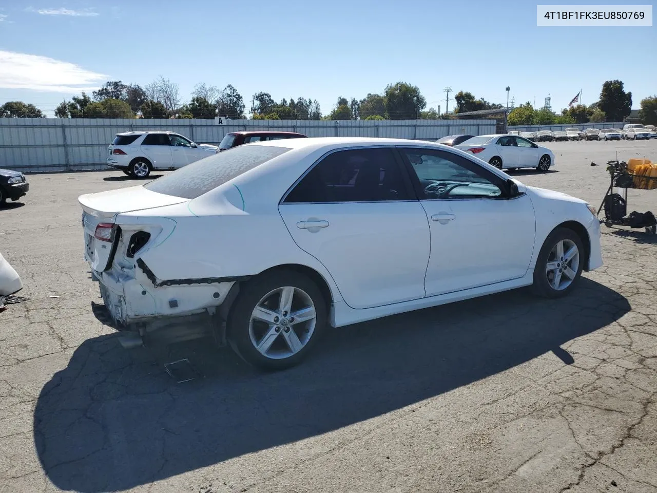 2014 Toyota Camry L VIN: 4T1BF1FK3EU850769 Lot: 72578674