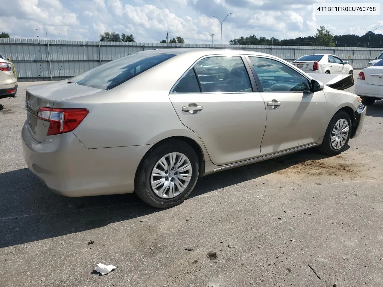 2014 Toyota Camry L VIN: 4T1BF1FK0EU760768 Lot: 72588824