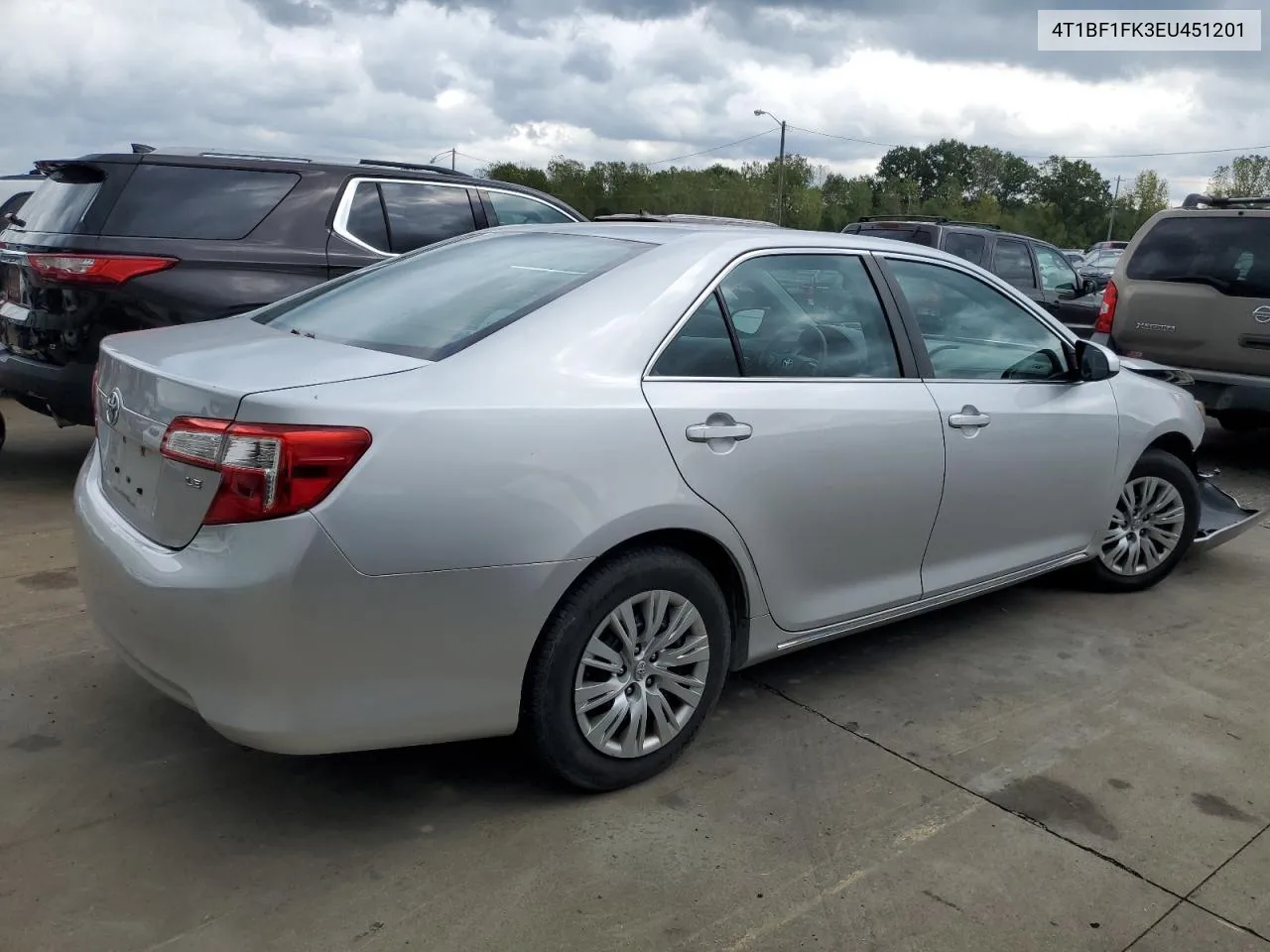 2014 Toyota Camry L VIN: 4T1BF1FK3EU451201 Lot: 72611544