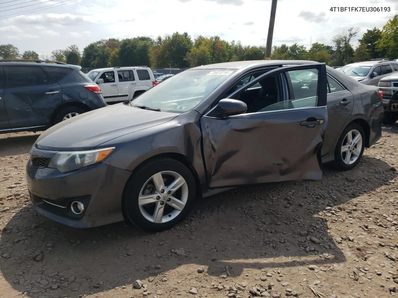 2014 Toyota Camry L VIN: 4T1BF1FK7EU306193 Lot: 72681214