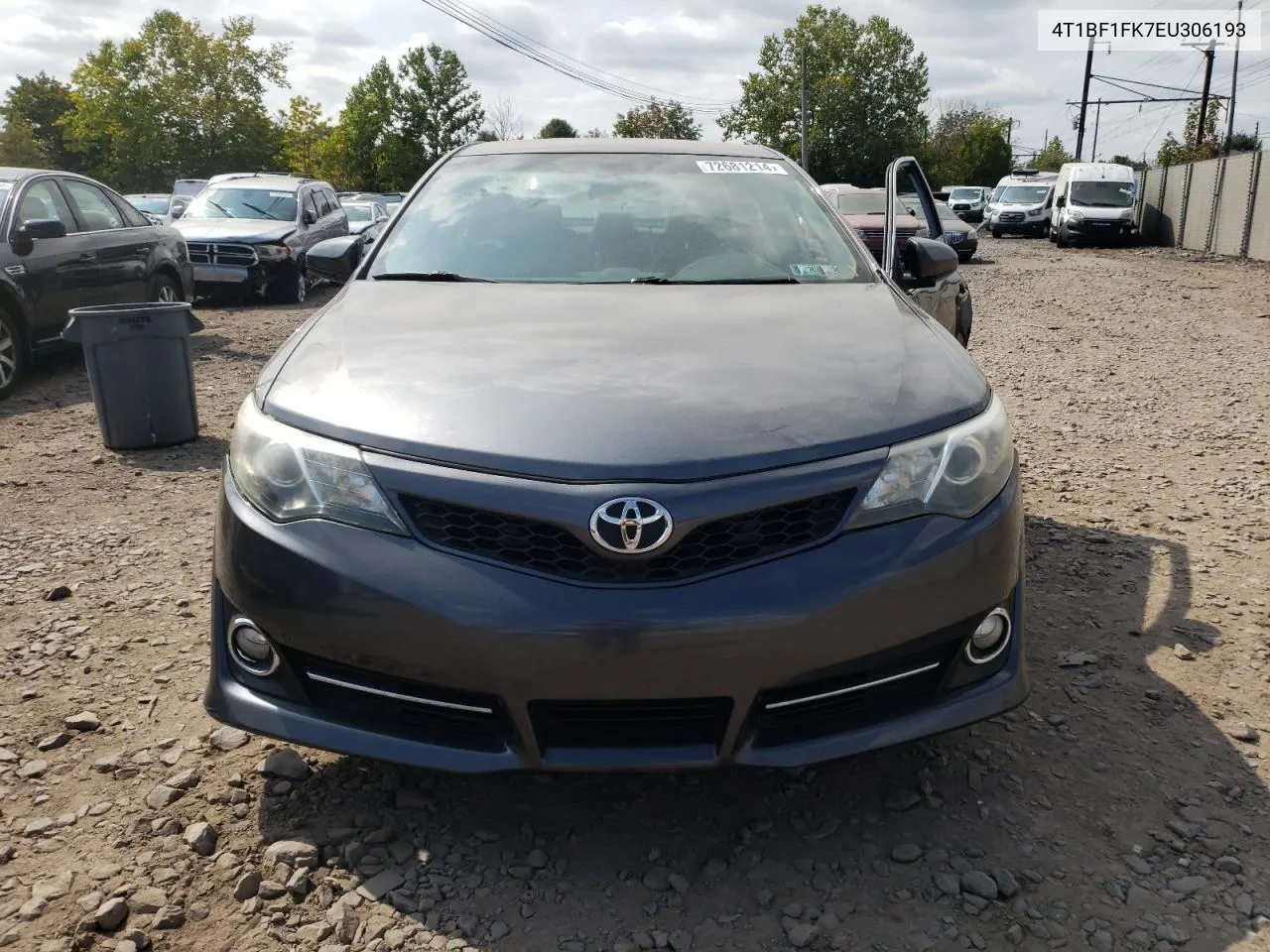 2014 Toyota Camry L VIN: 4T1BF1FK7EU306193 Lot: 72681214