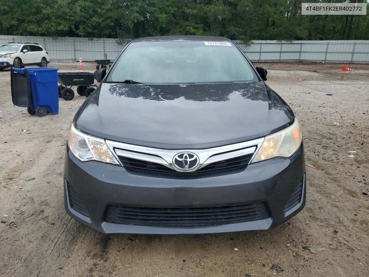 4T4BF1FK2ER402772 2014 Toyota Camry L