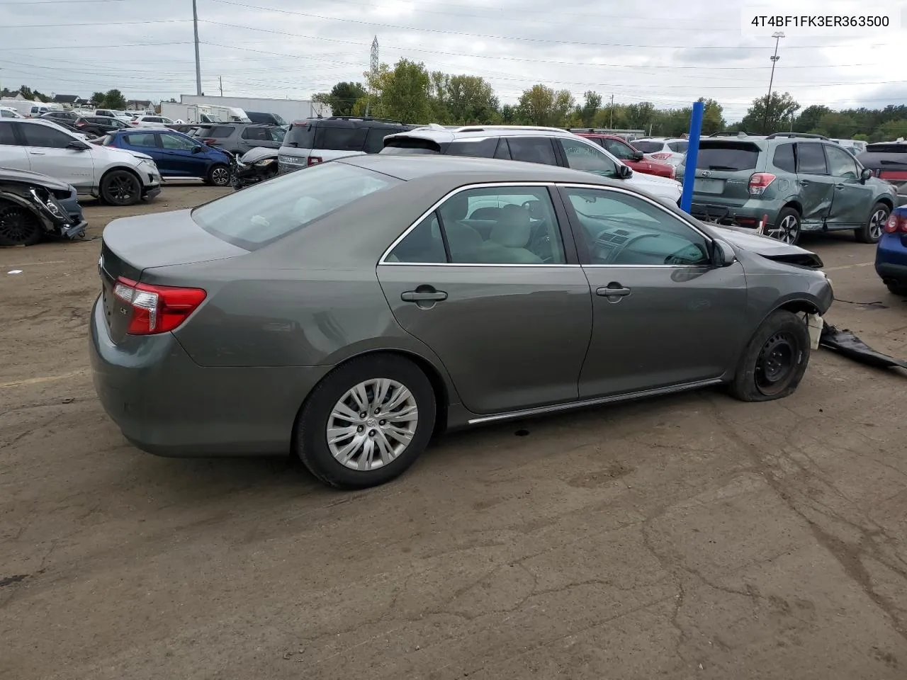 2014 Toyota Camry L VIN: 4T4BF1FK3ER363500 Lot: 72882824