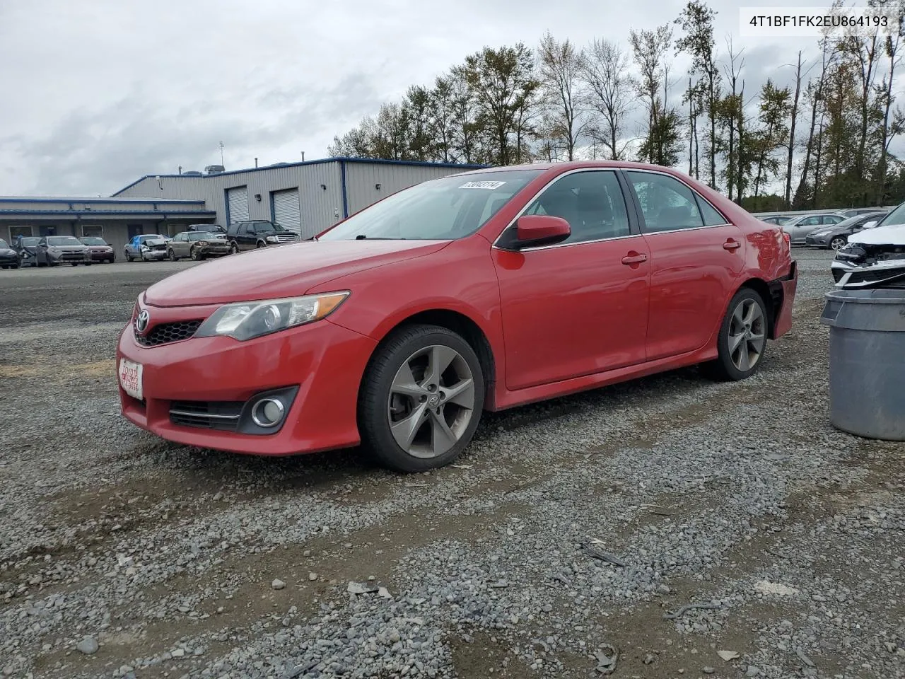 2014 Toyota Camry L VIN: 4T1BF1FK2EU864193 Lot: 73043114