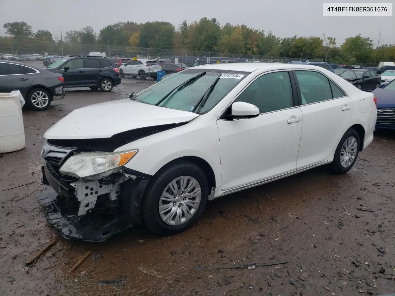 2014 Toyota Camry L VIN: 4T4BF1FK8ER361676 Lot: 73142164