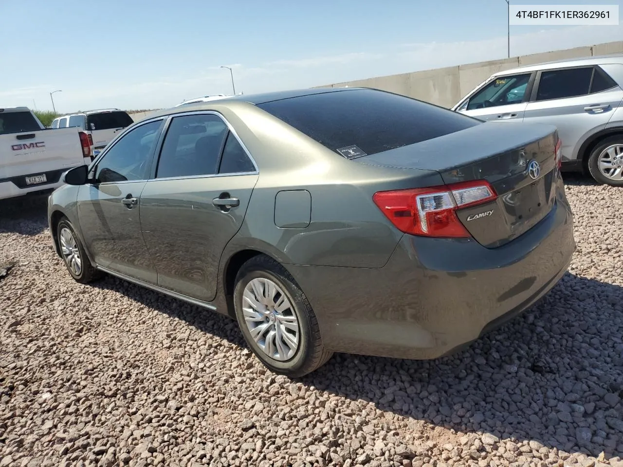 2014 Toyota Camry L VIN: 4T4BF1FK1ER362961 Lot: 73604914