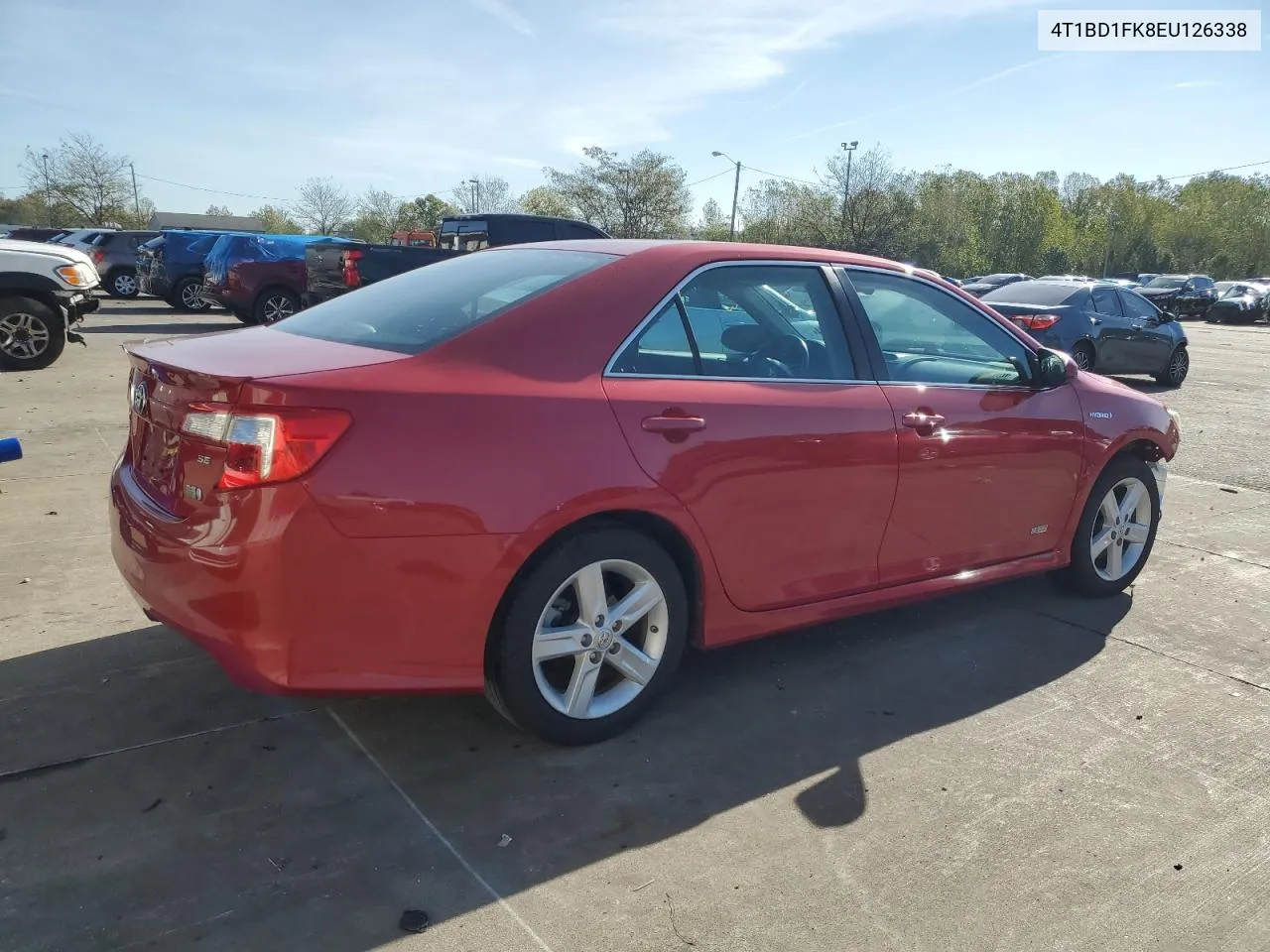 2014 Toyota Camry Hybrid VIN: 4T1BD1FK8EU126338 Lot: 73644004