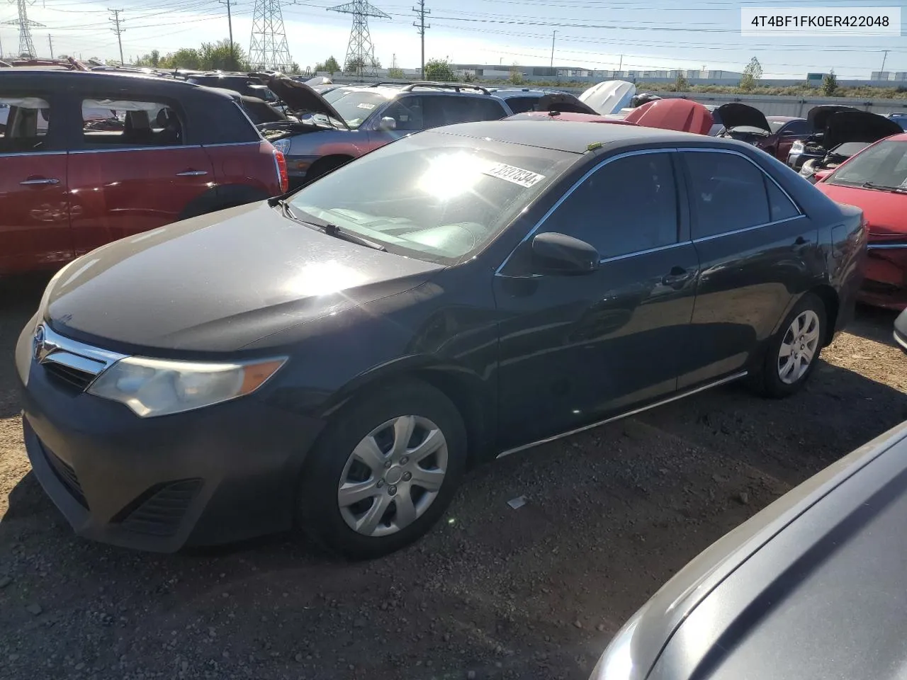 2014 Toyota Camry L VIN: 4T4BF1FK0ER422048 Lot: 73697834