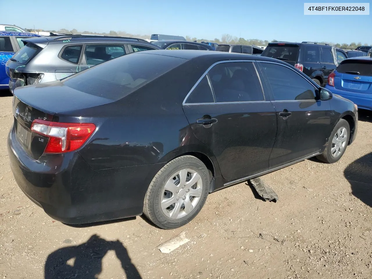 2014 Toyota Camry L VIN: 4T4BF1FK0ER422048 Lot: 73697834