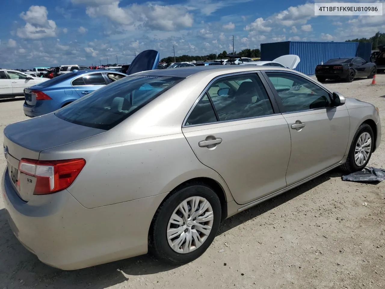 2014 Toyota Camry L VIN: 4T1BF1FK9EU810986 Lot: 73730614