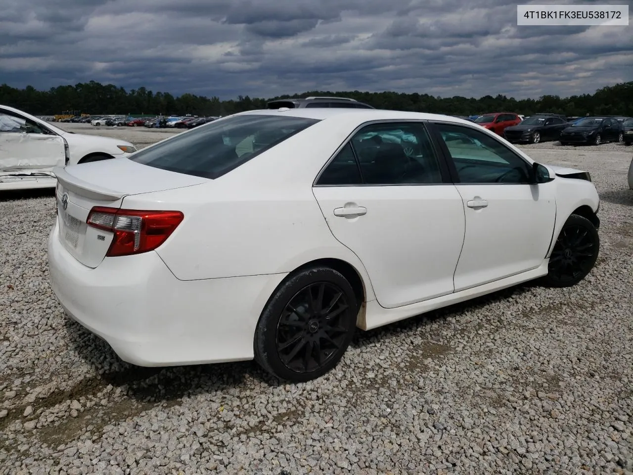 2014 Toyota Camry Se VIN: 4T1BK1FK3EU538172 Lot: 73782554