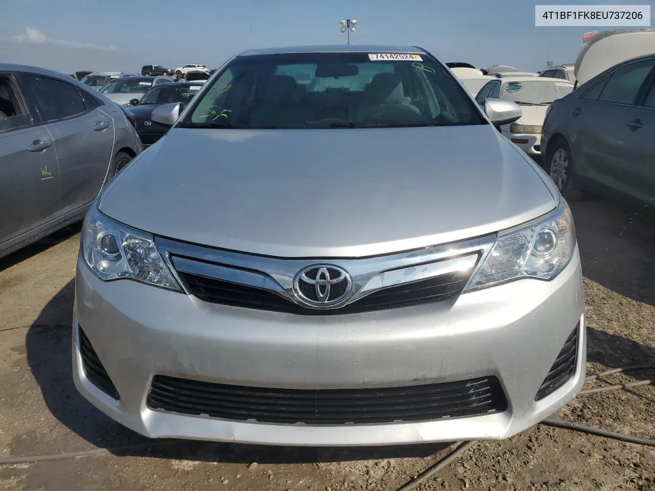 2014 Toyota Camry L VIN: 4T1BF1FK8EU737206 Lot: 74142524