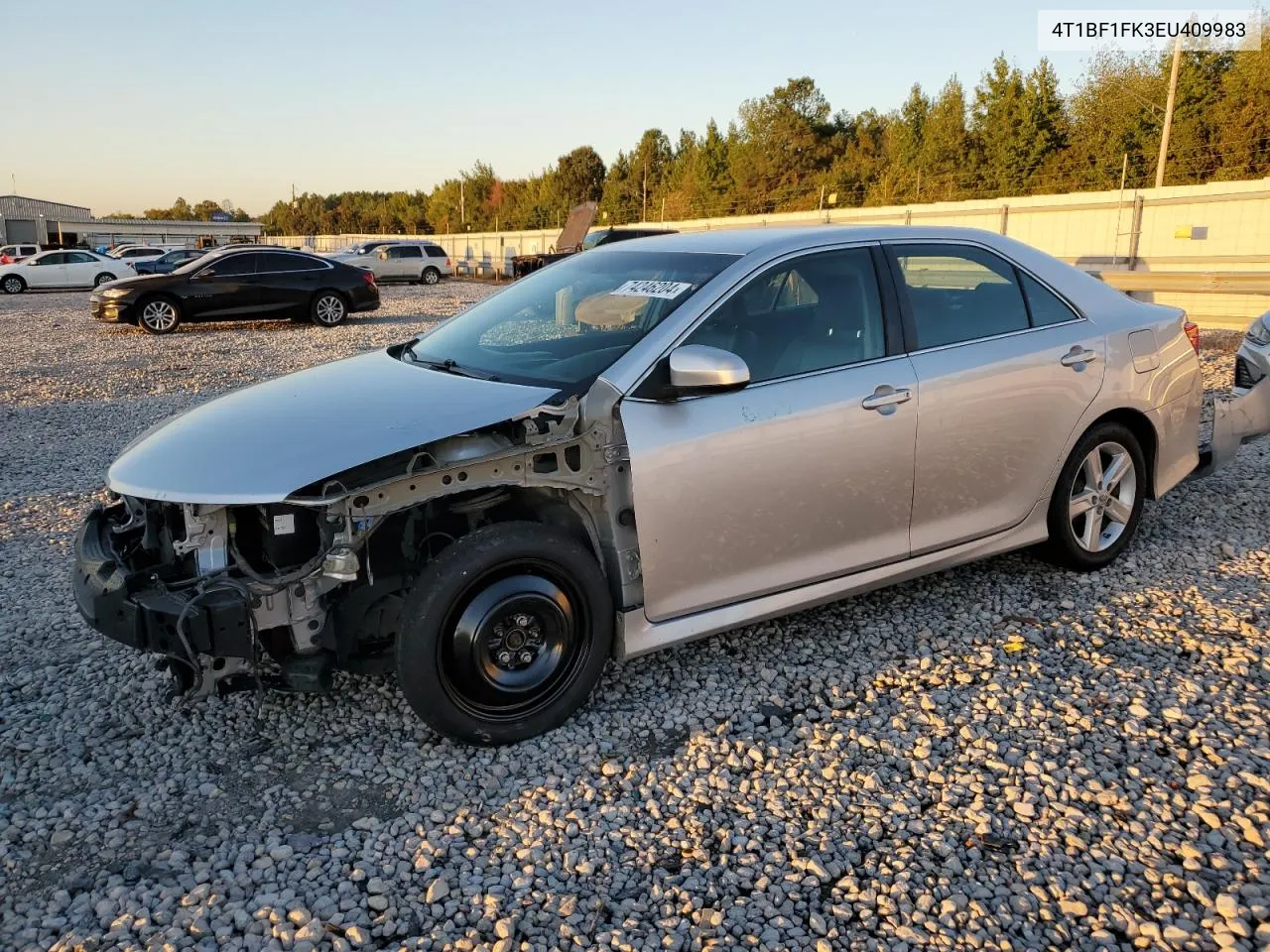 2014 Toyota Camry L VIN: 4T1BF1FK3EU409983 Lot: 74246204