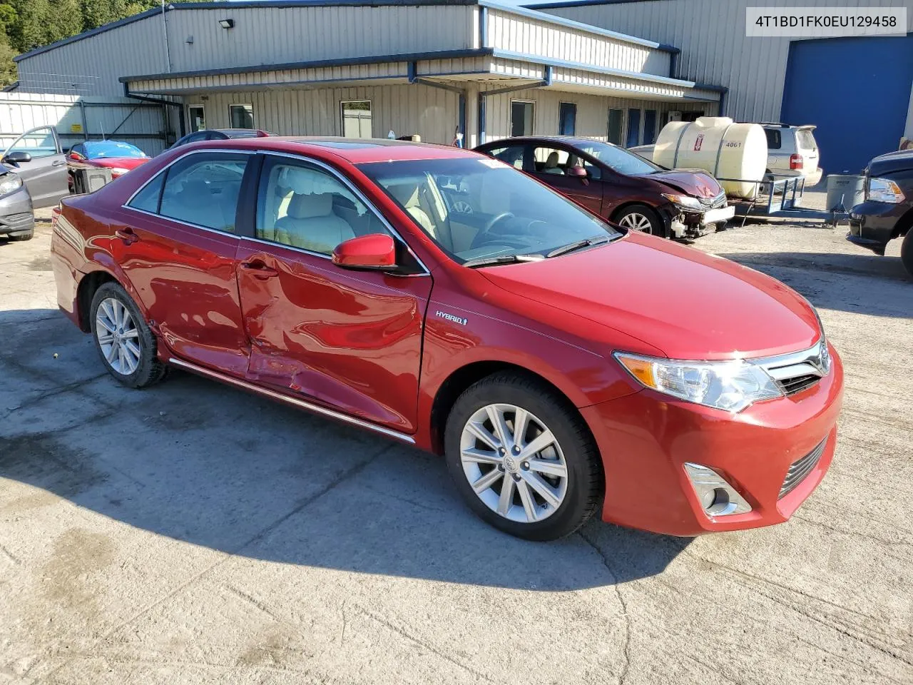 2014 Toyota Camry Hybrid VIN: 4T1BD1FK0EU129458 Lot: 74527424