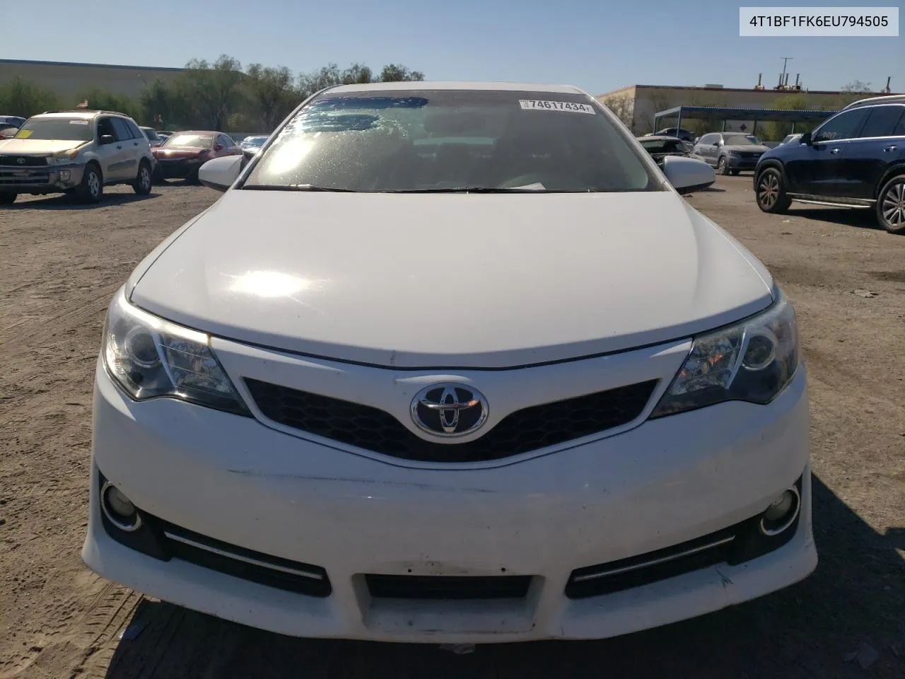 2014 Toyota Camry L VIN: 4T1BF1FK6EU794505 Lot: 74617434