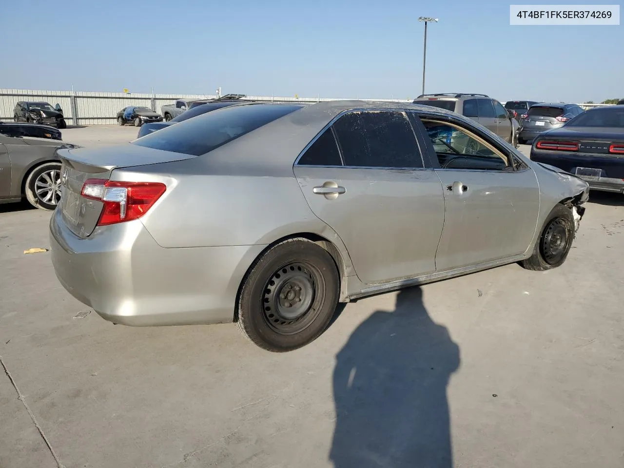 2014 Toyota Camry L VIN: 4T4BF1FK5ER374269 Lot: 74979514