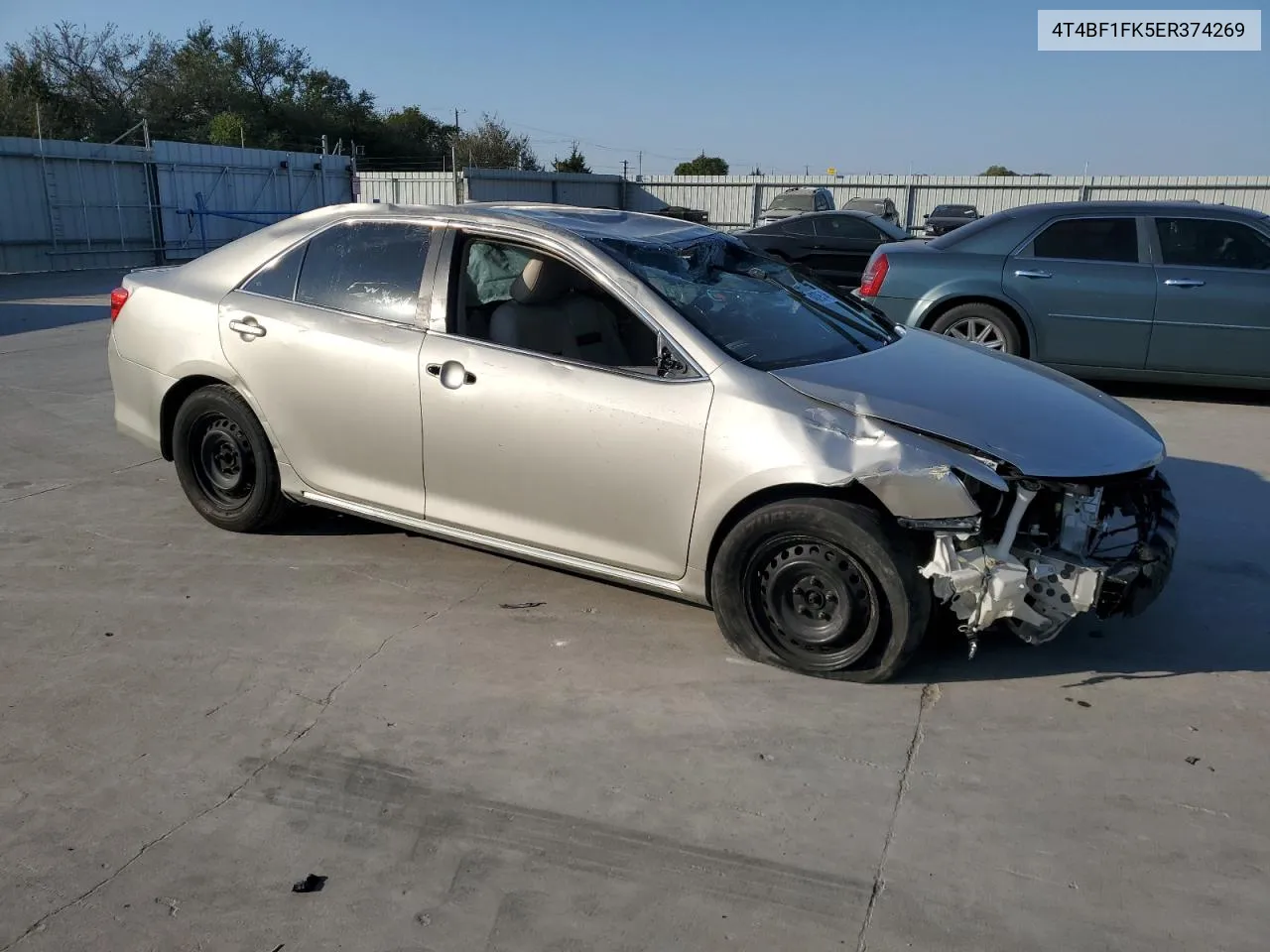 2014 Toyota Camry L VIN: 4T4BF1FK5ER374269 Lot: 74979514