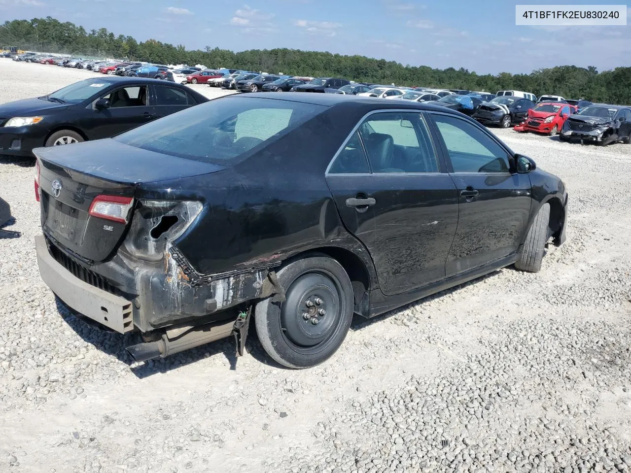 2014 Toyota Camry L VIN: 4T1BF1FK2EU830240 Lot: 75248974