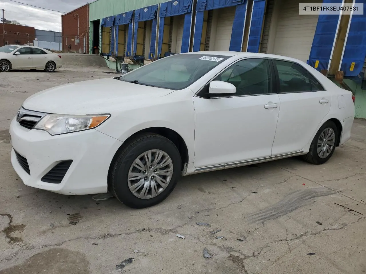 2014 Toyota Camry L VIN: 4T1BF1FK3EU407831 Lot: 75314274