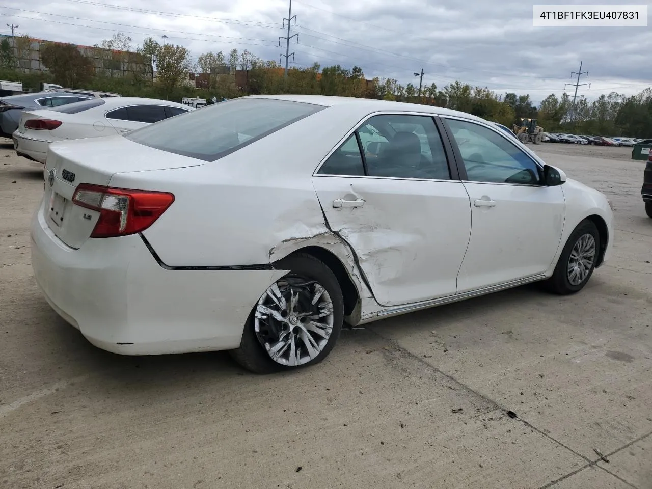 2014 Toyota Camry L VIN: 4T1BF1FK3EU407831 Lot: 75314274