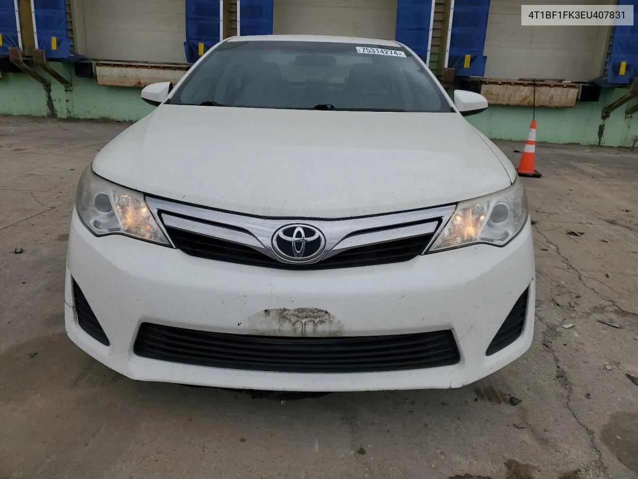 2014 Toyota Camry L VIN: 4T1BF1FK3EU407831 Lot: 75314274